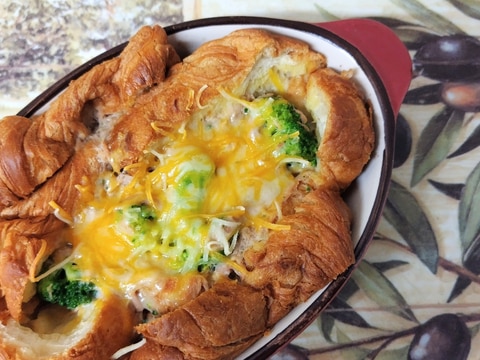 ランチに❦デニッシュで作る簡単キッシュ